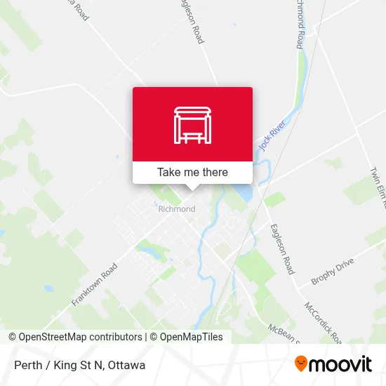 Perth / King St N map