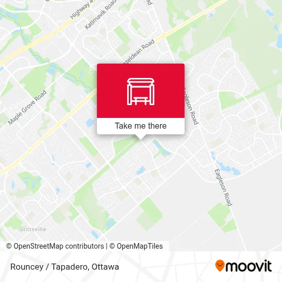 Rouncey / Tapadero map
