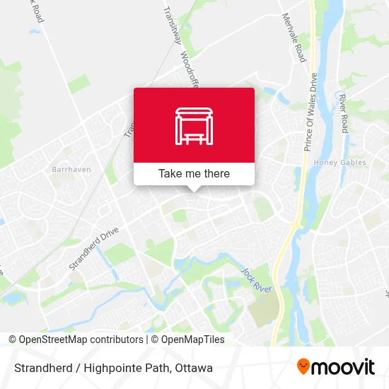 Strandherd / Highpointe Path map