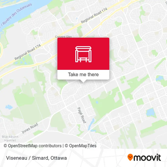 Viseneau / Simard map