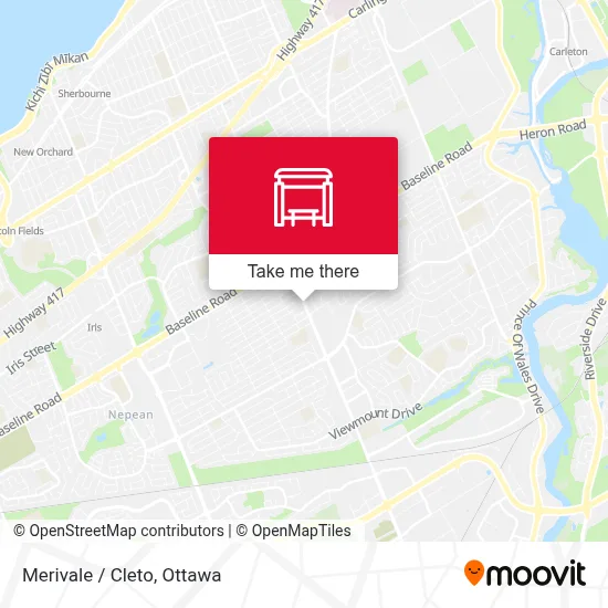 Merivale / Cleto map