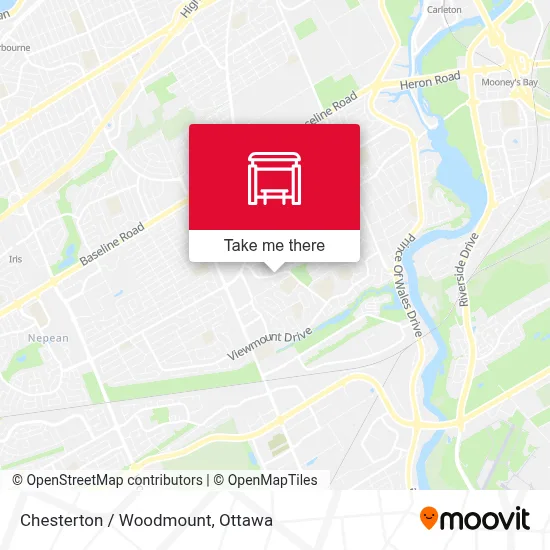 Chesterton / Woodmount map