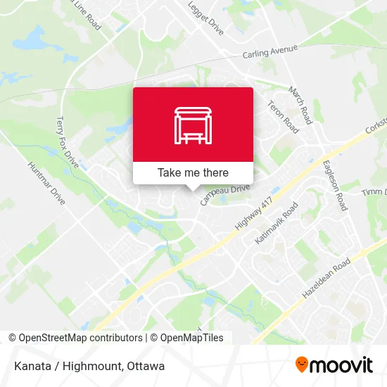 Kanata / Highmount map