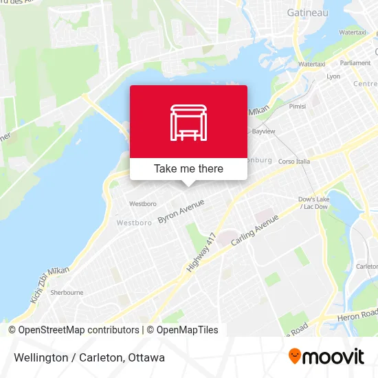 Wellington / Carleton map