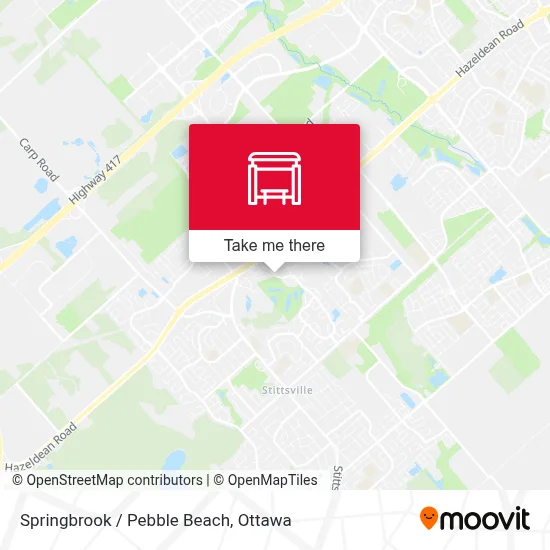 Springbrook / Pebble Beach map