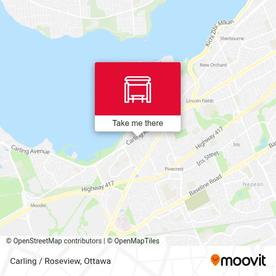 Carling / Roseview map