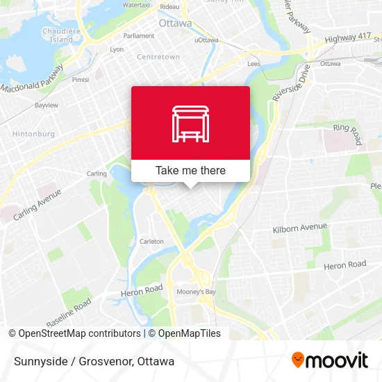 Sunnyside / Grosvenor map