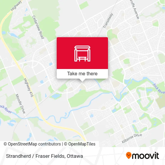 Strandherd / Fraser Fields map
