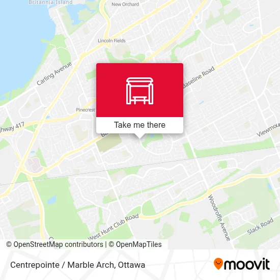 Centrepointe / Marble Arch map