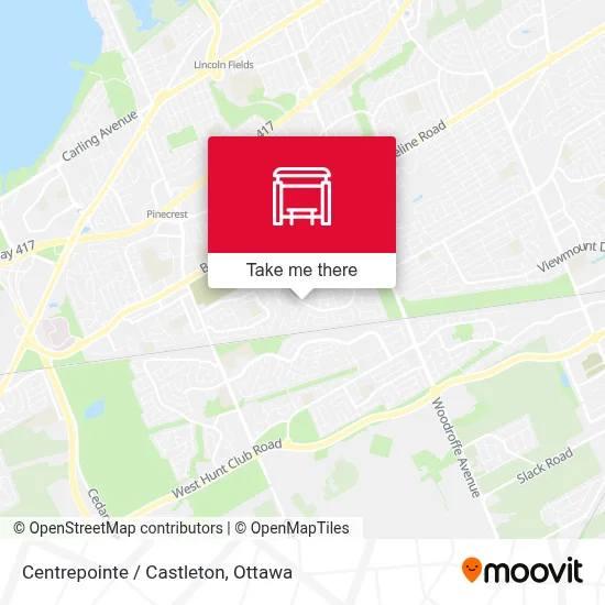 Centrepointe / Castleton map