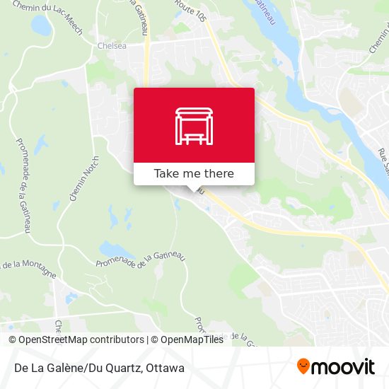 De La Galène/Du Quartz map