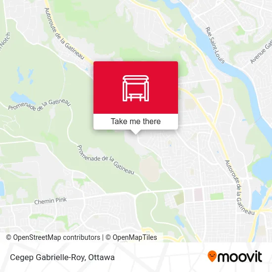 Cegep Gabrielle-Roy map