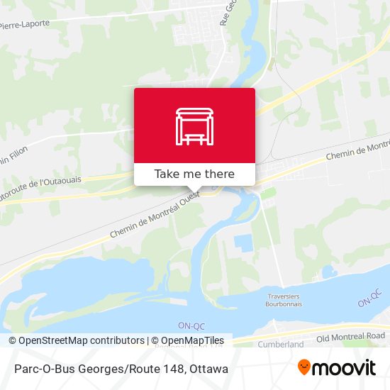 Parc-O-Bus Georges/Route 148 map