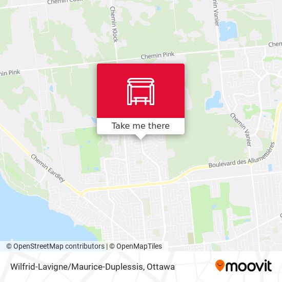 Wilfrid-Lavigne / Maurice-Duplessis map