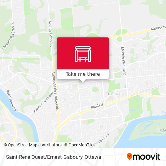 Saint-René Ouest / Ernest-Gaboury plan