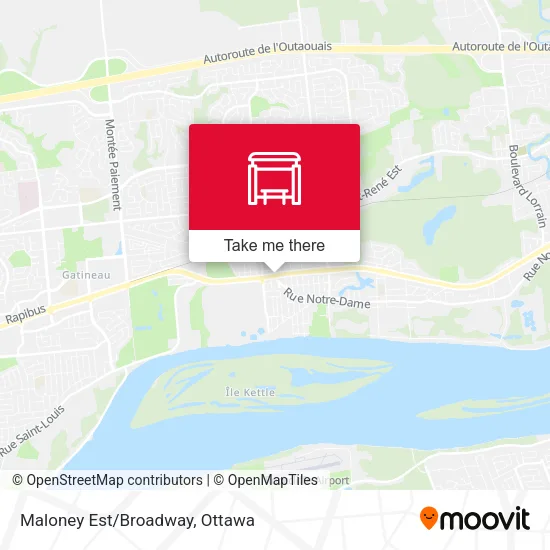 Maloney Est/Broadway map