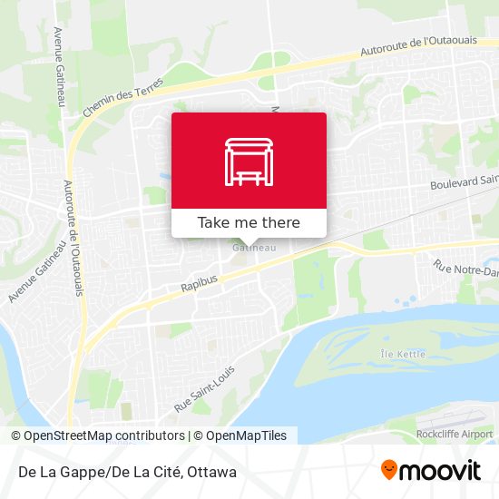 De La Gappe/De La Cité map