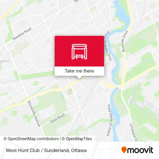 West Hunt Club / Sunderland map