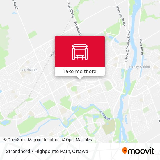 Strandherd / Highpointe Path map