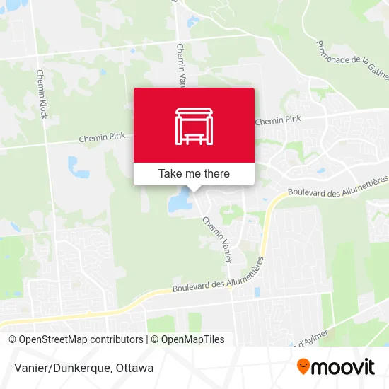 Vanier/Dunkerque map