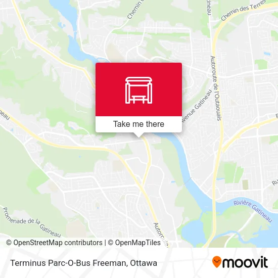 Terminus Parc-O-Bus Freeman map