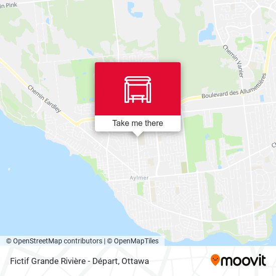 Fictif Grande Rivière - Départ map