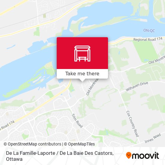 De La Famille-Laporte / De La Baie Des Castors map