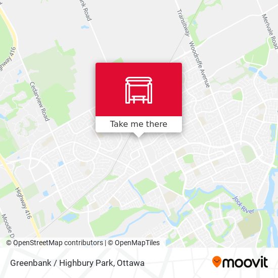 Greenbank / Highbury Park map