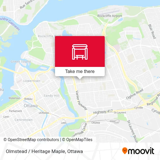 Olmstead / Heritage Maple map