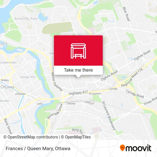 Frances / Queen Mary map