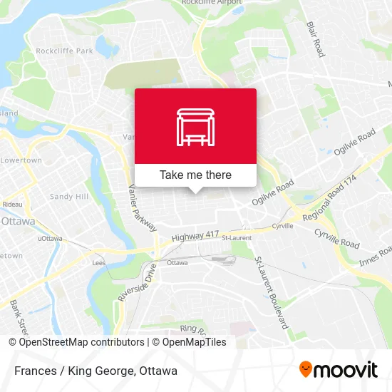 Frances / King George map