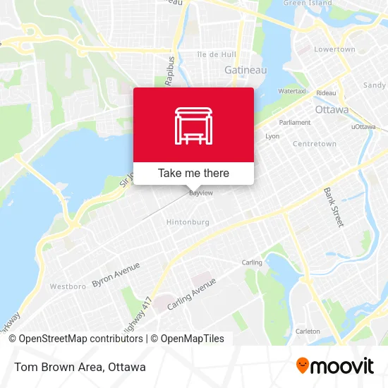 Tom Brown Area map