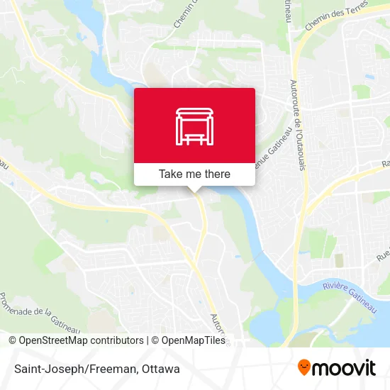 Saint-Joseph/Freeman map