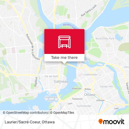 Laurier/Sacré-Coeur map