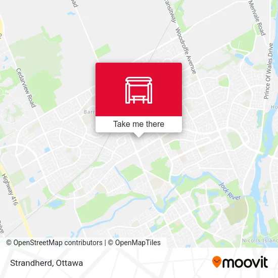 Strandherd map