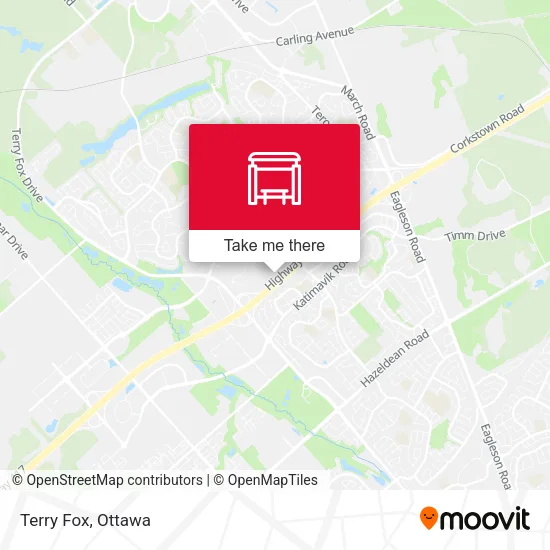 Terry Fox map