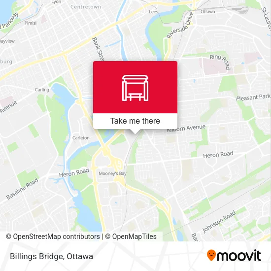 Billings Bridge map