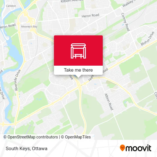South Keys map