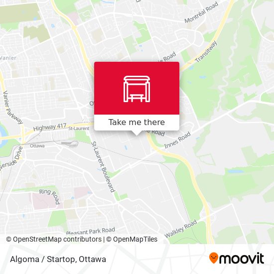 Algoma / Startop map