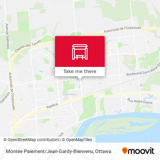Montée Paiement / Jean-Gardy-Bienvenu plan