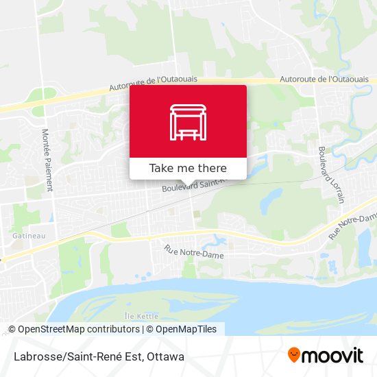 Labrosse/Saint-René Est map