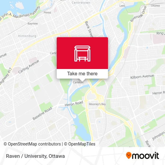 Raven / University map