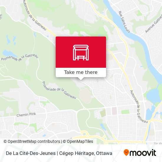 De La Cité-Des-Jeunes | Cégep Héritage map