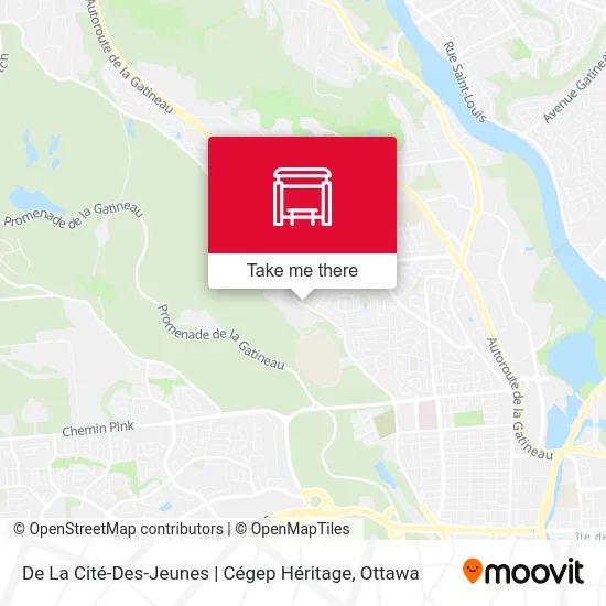 De La Cité-Des-Jeunes | Cégep Héritage map