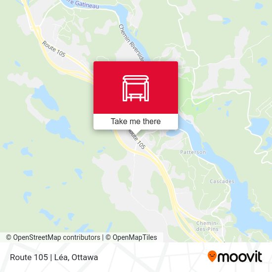 Route 105 | Léa map
