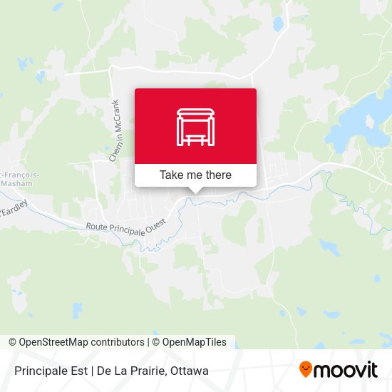 Principale Est | De La Prairie map