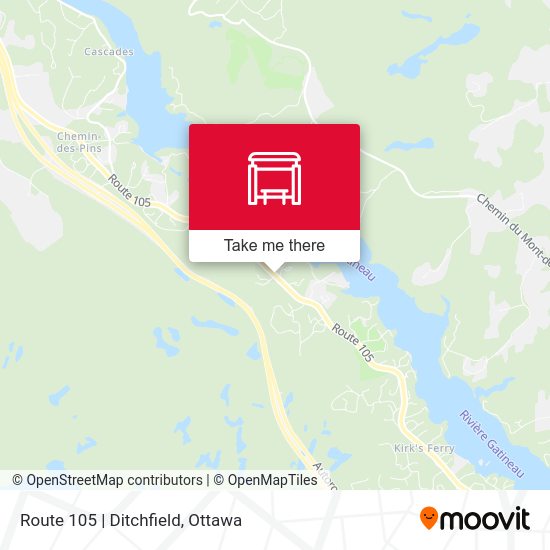 Route 105 | Ditchfield map