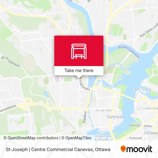 St-Joseph | Centre Commercial Canevas map