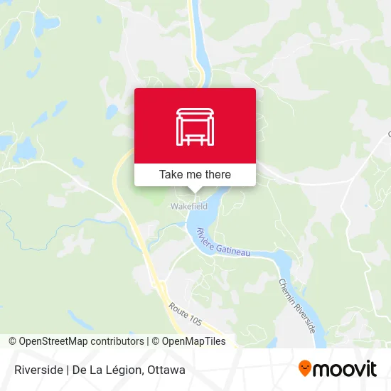 Riverside | De La Légion map