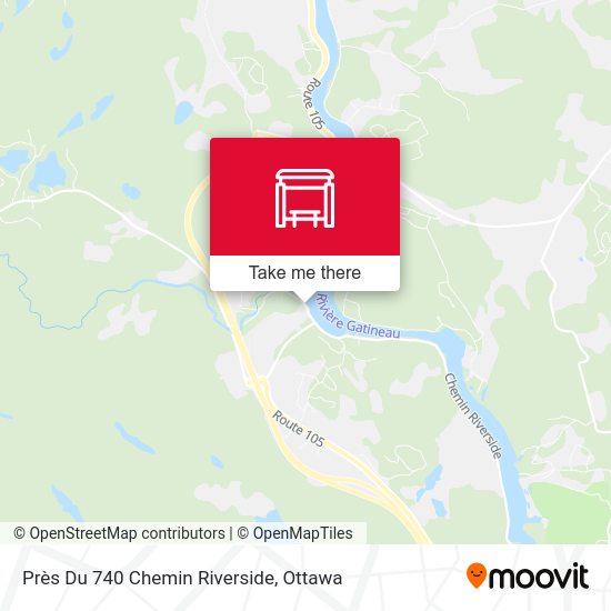 Près Du 740 Chemin Riverside plan
